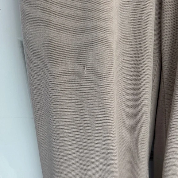 SPANX AirEssentials Sleeveless Wide-Leg Jumpsuit in Taupe with White Piping - Picture 8 of 9